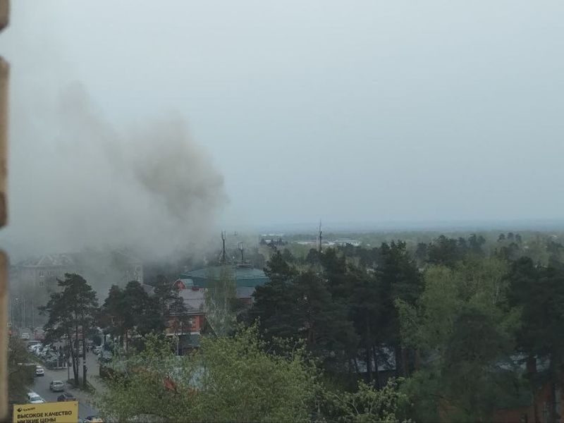 В Раменском разгорается пожар: дым стоит столбом Новости Раменское 