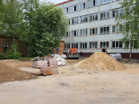 В здании Раменского колледжа идет подготовка к основным работам по капитальному ремонту Новости Раменское 